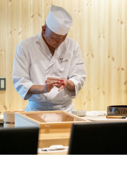 職人が握る鮨